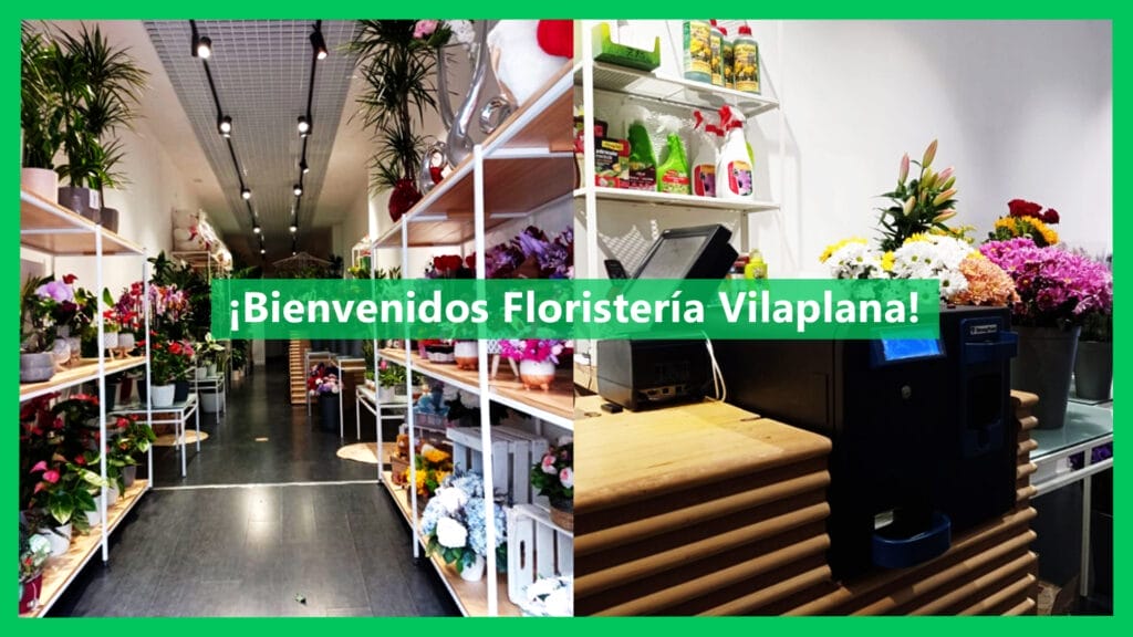 Instalación Cashguard Floristería Vilaplana