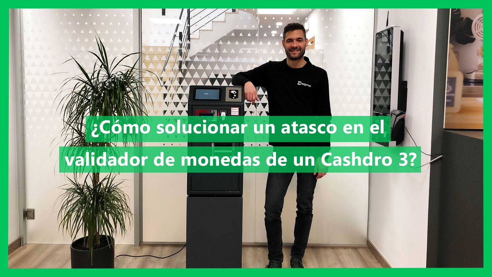 ¿Cómo solucionar un atasco de monedas de un Cashdro 3?