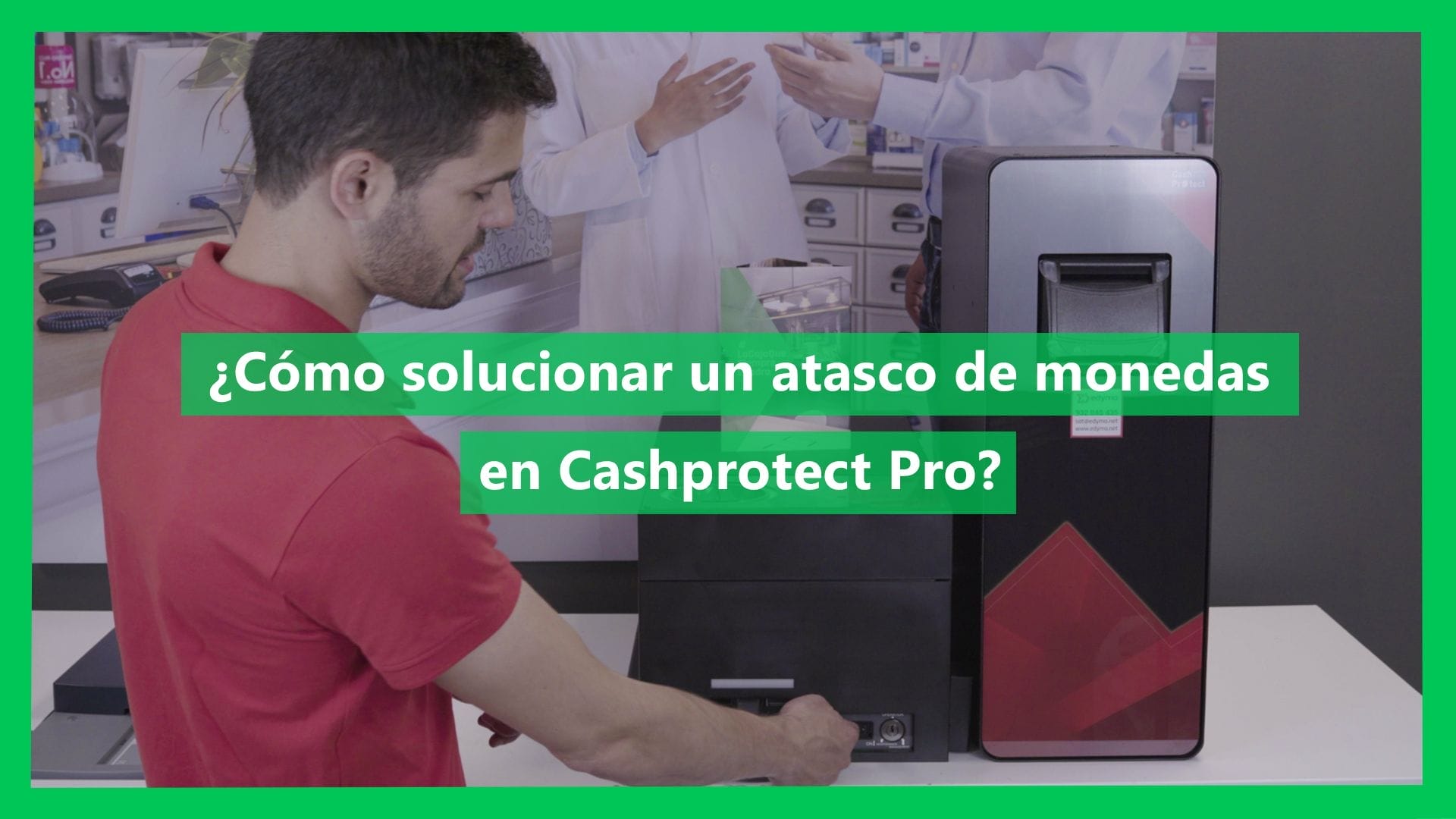 ¿Cómo solucionar un atasco de monedas en Cashprotect Pro?