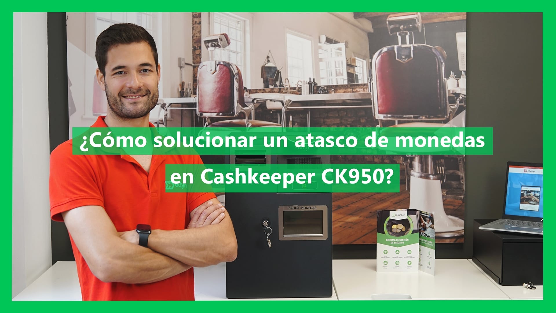 ¿Cómo solucionar un atasco de monedas en Cashkeeper CK950?